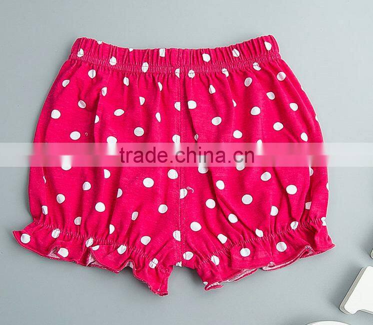 Polka Dots Elastic Bloomer Summer Children Clothes Summer Apparel Garments