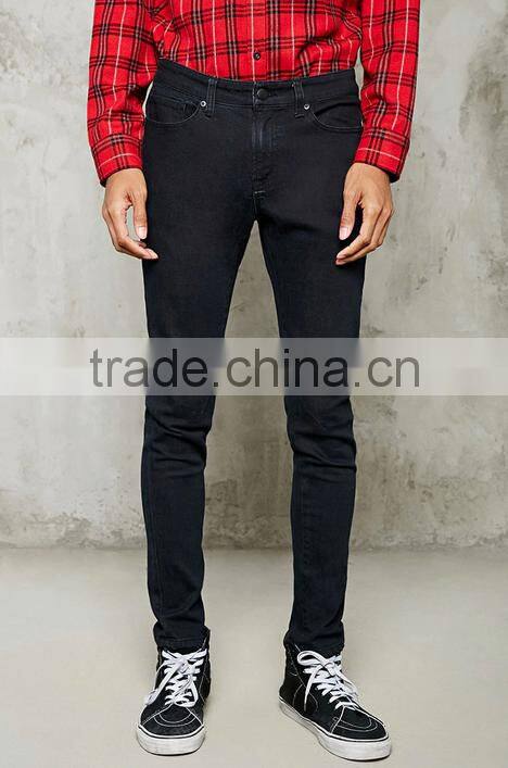 Men's Casual High Quality Jeans Trousers Straight Denim black Jeans