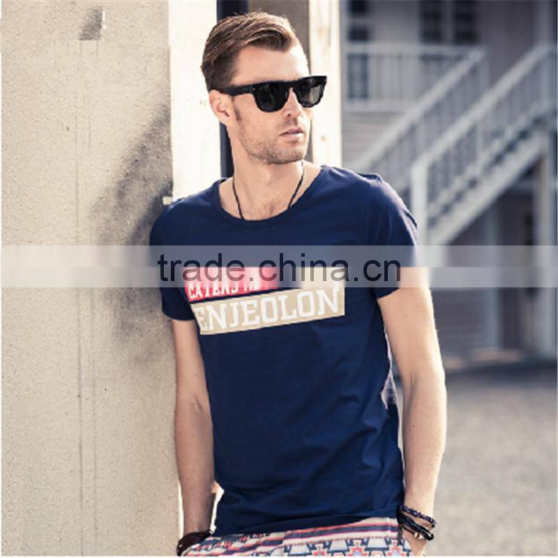 Latest 100% Cotton Short Sleeve T-shirt Hood T-shirt Clothes For Men With Custom Garment