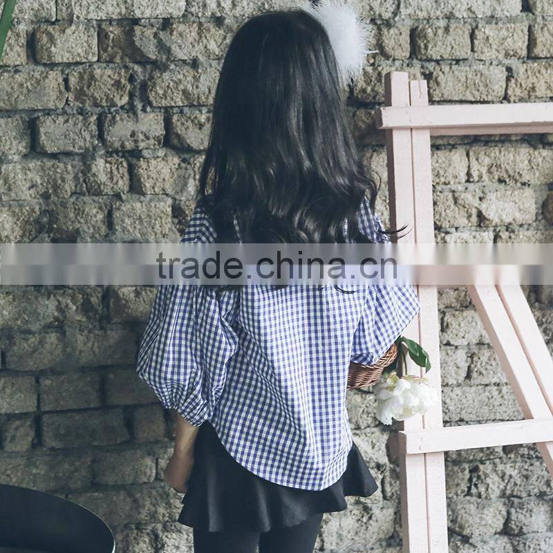 S17349A Girls clothes children elegant blouses latest designer blouses