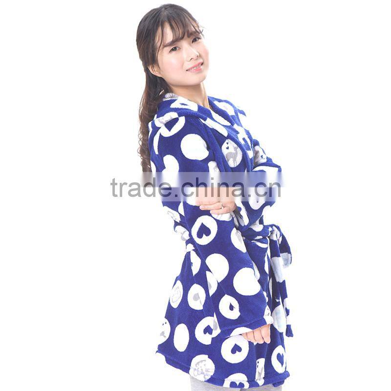 Wholesale women flannel poncho 2017 xxx sleepwear