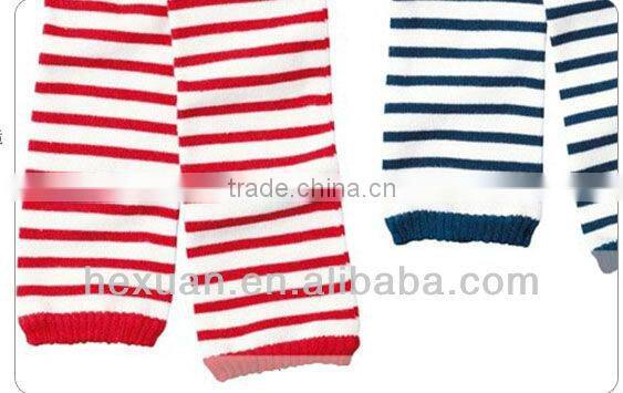 Stripped Baby Leg Warmers