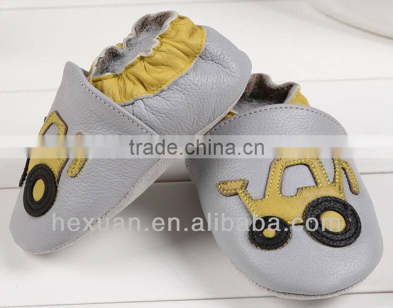 soft sole kids leather shoes