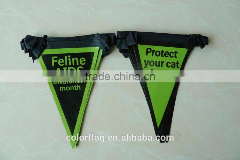 promotional pvc bunting flag