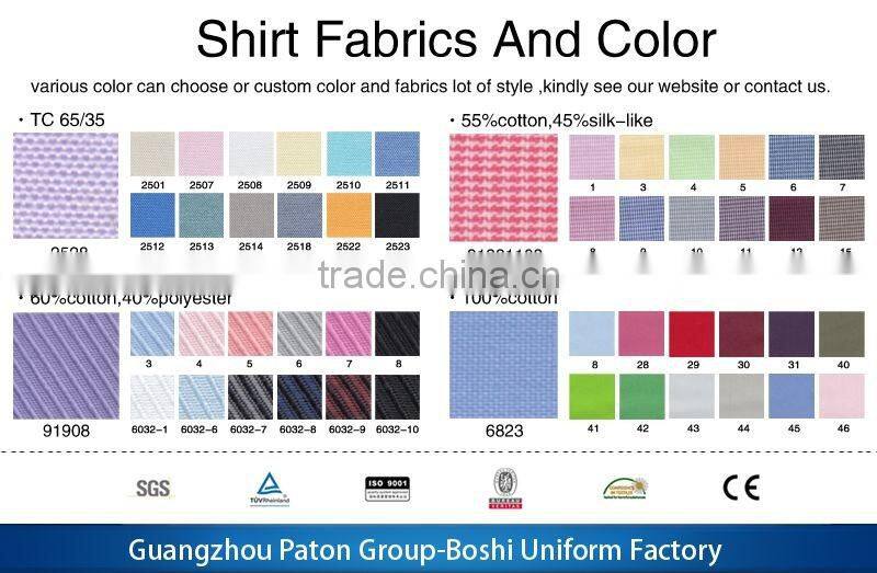 Non-iron high quality men's dress shirts