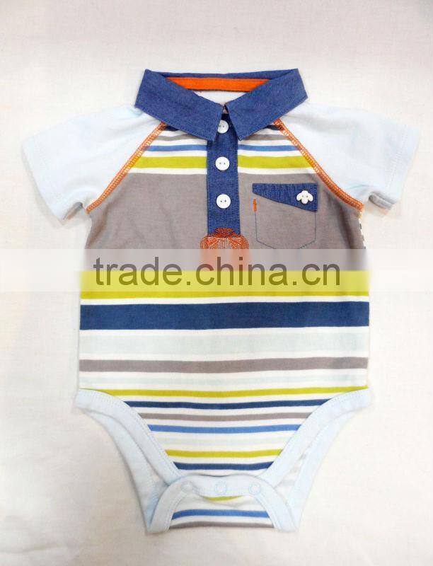 Tidy Little Baby Bodysuits Short Sleeves in Summer