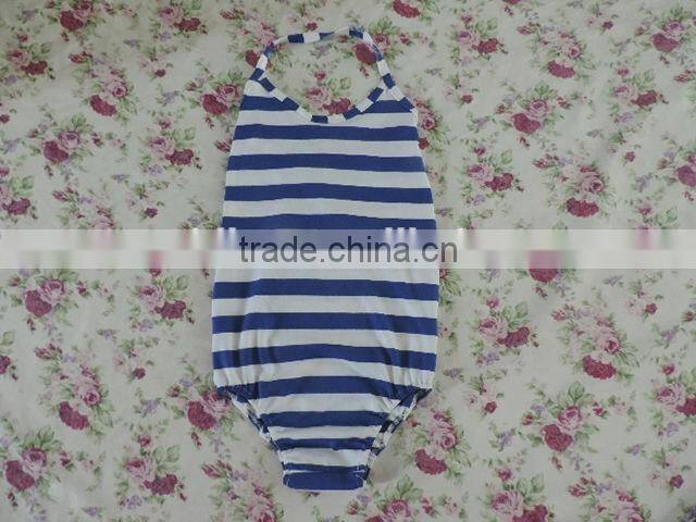 Persnickety Boutique classical stripe Toddlers swimwear swing top one-piece cotton clothing wholesale 2016