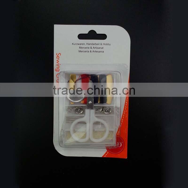 Factory supplier professional needlework materials hotel ues mini travel sewing kit