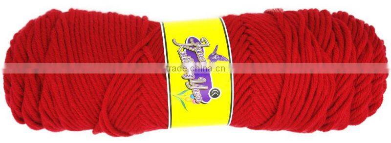 Wholesale hand knitting yarn for sweater high bulk acrylic yarn prices good