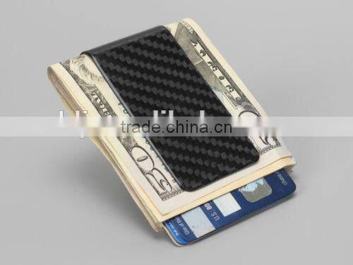 China Manufacturer Thermostabilty Superlight carbon money clip wholesale