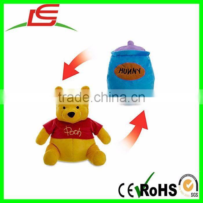 wholesale Eeyore Donkey Rabbit Piglet Winnie bear reversible plush toys