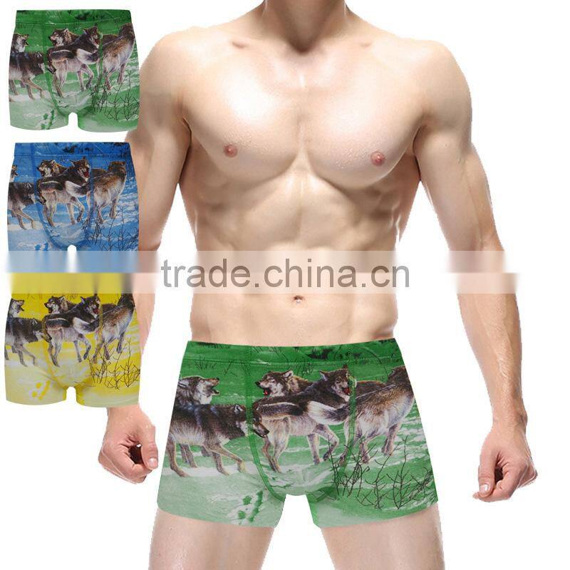 blue denim look panties r print boxer panties/ jnld cotton fruit animal boxers panties underwear/ top quality underwear