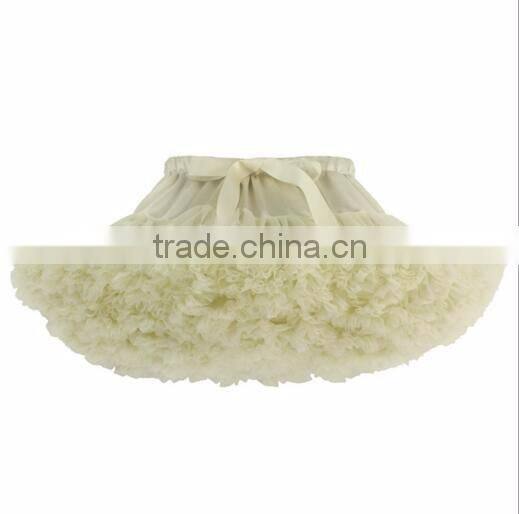 Top Quality Fancy Mini Lovely Skirt Baby Tutu Cake Smash Design Colorful Lace Chiffon Baby Girls Petti Skirts