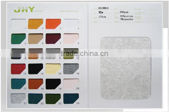 2015 Fashion cotton knit rib fabric for Top quality