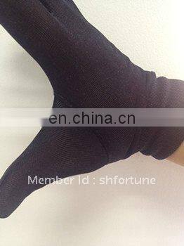 skiing raw silk gloves siden selma