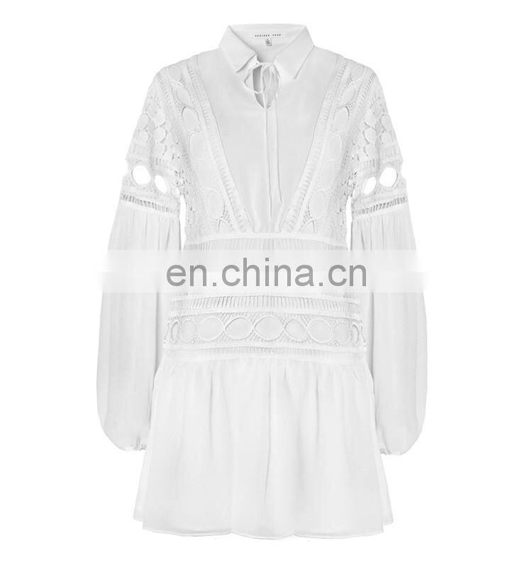 2016 hot selling popular Bird collar black peplum dress fashionable mature women wear