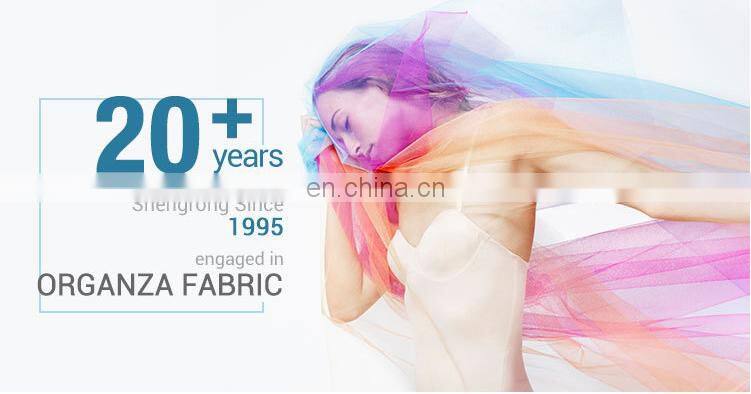 new design flocking any patterns chair sash made by organza fabric