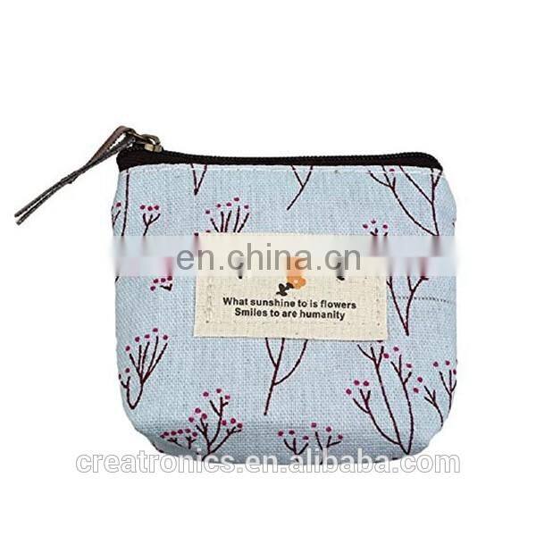 CR Ladies Cheapest Classic Retro Small Change Coin Purse Little Key Car Pouch Money Bag,Girl's Mini Short Coin Holder Wallet