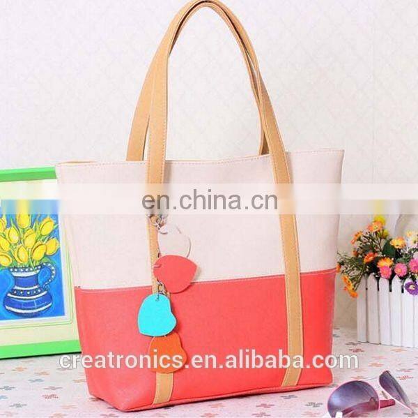 CR english amazon hot selling most popular ladies cheap bag high-capacity with fringe split joint pu leather beautiful hand bag