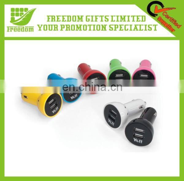Hot Portable Promotional Custom Logo USB Car Charger