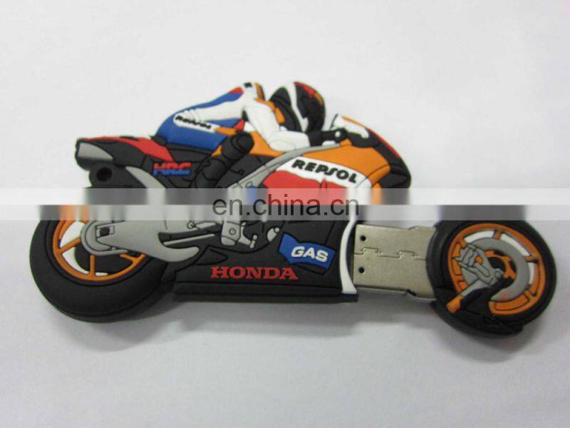 New design pvc car shape 16gb usb hard drive in low price