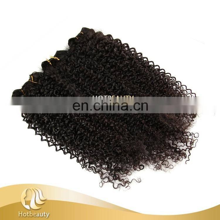 Top quality hot sale hair weft malaysian hair kinky curly