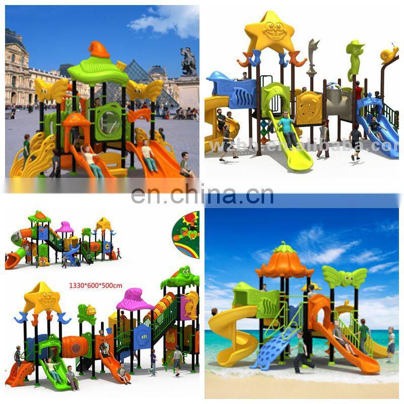 China factory amusement park outdoor stainless steel slide