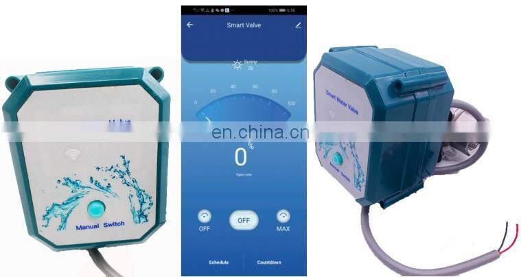 CTF-001 10NM 5W 200MA DN15 DN32 SS304 UPVC 2.4G wifi motorized irrigation valve
