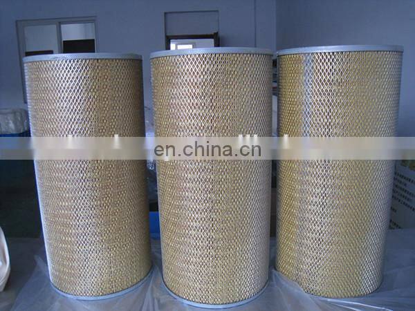 Washable pleated polyester cylinder dust collection air filter cartridge