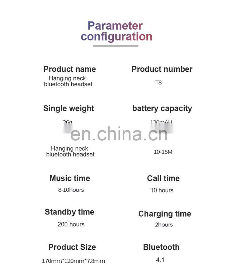 IPX7 Waterproof Magnetic Sports Wireless Earphone super Bass Stereo wireless neck Band Wireless Headphone