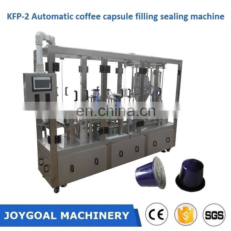 automatic nespresso coffee capsule filling and packing machine factory price