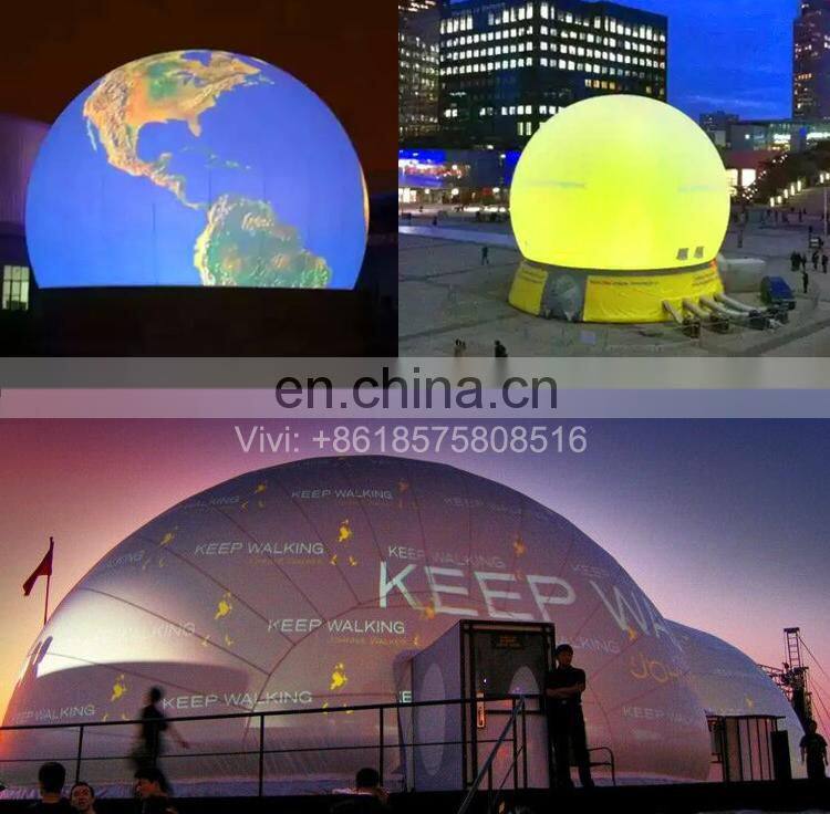 Dome Planetarium Inflatable Advertising Screen, Inflatable Projection Dome Tent
