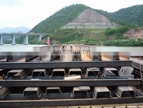 Tangshan hot rolled steel sheet piles with Z U type