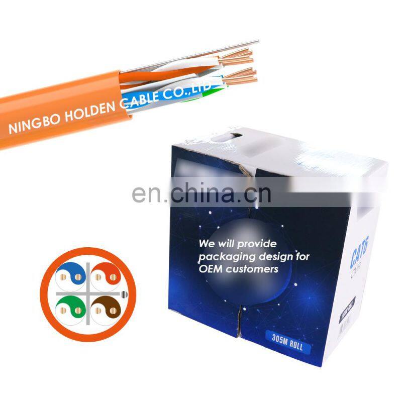 Network cable cat6 cat5e UTP and FTP network cable