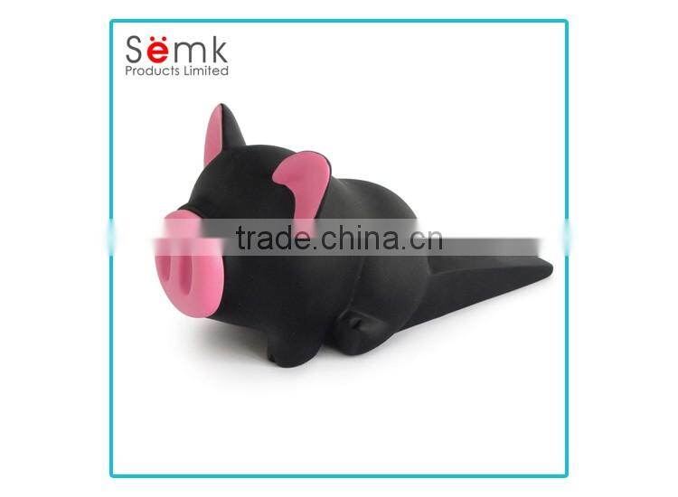 Wholesale Christmas gifts animal pig shape decorative door draft stopper