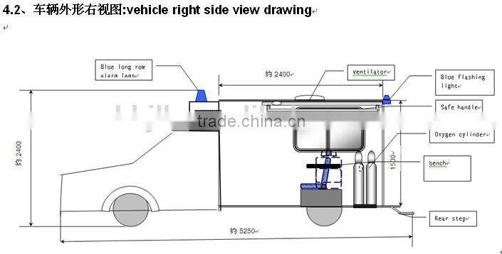 pick up 4WD ambulance