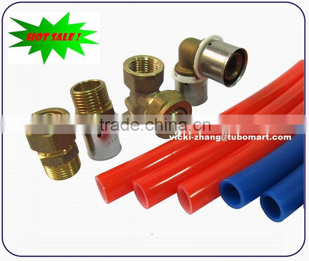 16mm GAS PEX-AL-PEX Multilayer PIPE hot water pipe with brass fitting