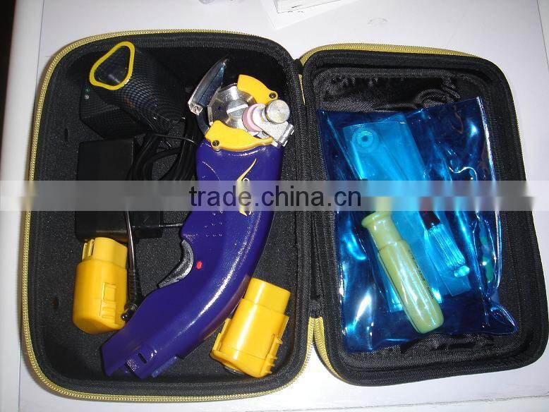 High speed electric rotary cutter for banner carpet and leather