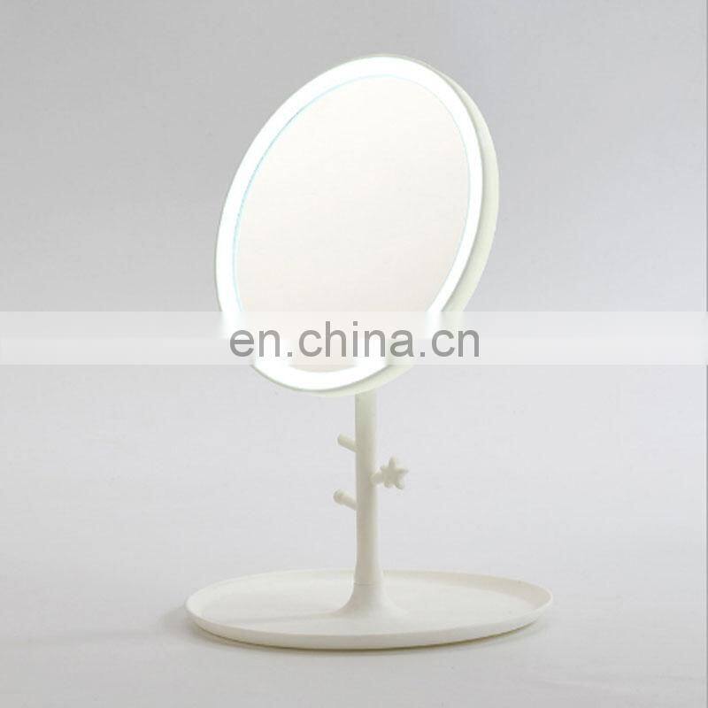 New Style Table Desktop Led Light Makeup Cosmetic Mirror