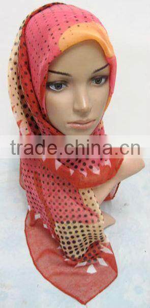 S901 clearance sale Dubai voile 1m*1m muslim scarf square scarf