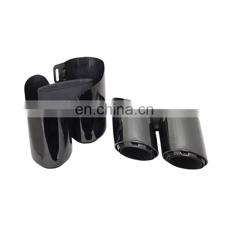 2017 year Hottest Design Performance three layers Chroming Black Exhaust tips muffler pipe fit for Porsche Panamera 971