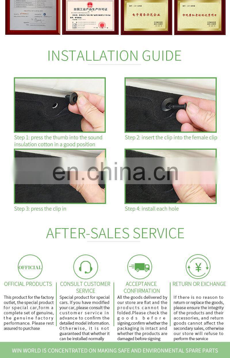 engine hood cover supplier for VW Golf 6  2010-2015 engine insulation hood bonnet