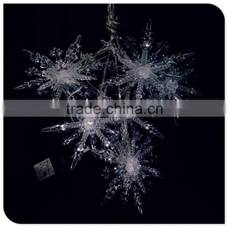 blue color 5 snowflake led decorative light holiday light