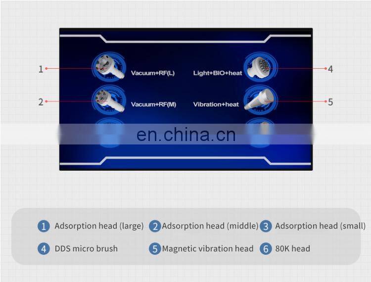 RF Vacuum Cavitation Magnetic Massage Body Shaping Instrument 5D Carving WL 12 Weight Loss Slimming Machine Dredge Meridian