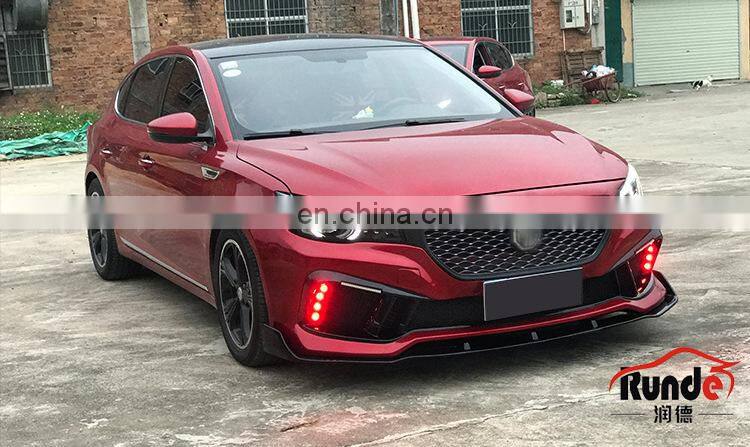 Runde Car Modification Excellent ABS Material MG6 Front Bumper Lip Side Skirt Spoiler Suitable For New Morris Garages 6 Body Kit