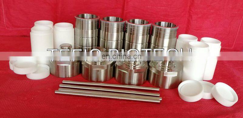 10ml to 2000ml PTFE Lined Hydrothermal Synthesis Reactor with Stainless Steel Shell