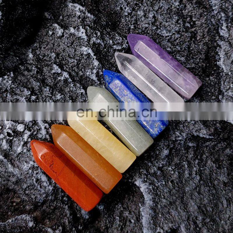 Other Promotional & Business Gifts Precious Meditation Methaphetamine Chakra High Quality Crystal Healing Stones Boxes Set