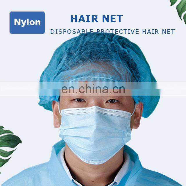 Surgeon Cap Disposable Non Woven Caps Medical Surgical Strip Clip Bouffant Cap Hair Net