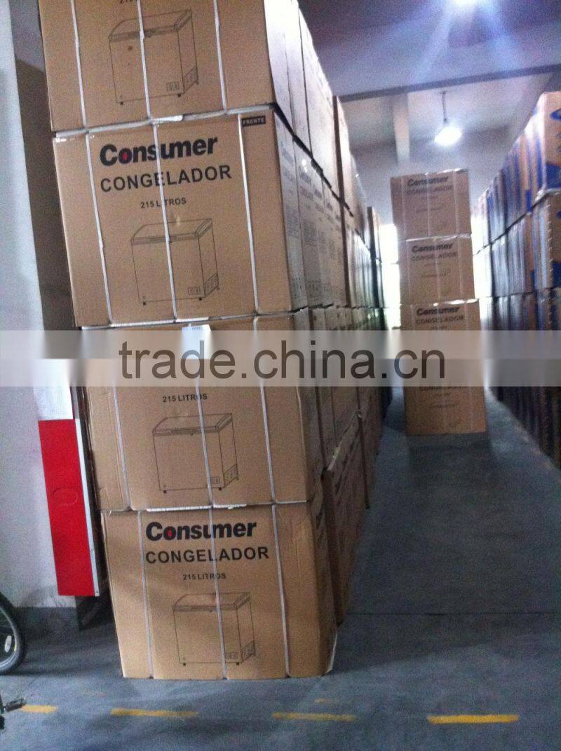 Small horizontal icebox mini bar quick instant chest deep freezer