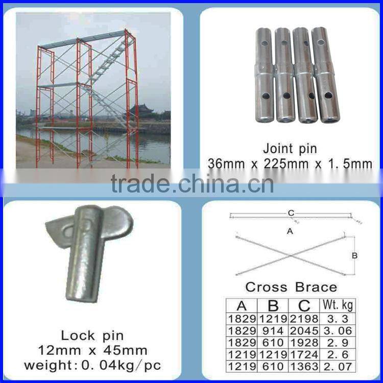 High Quality !!! Good Price !!! Painted scaffolding H frame system for construction